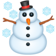 Snowman on WhatsApp