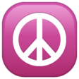 Peace Symbol on WhatsApp