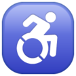 Wheelchair Symbol on WhatsApp