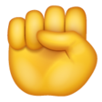 Raised Fist on WhatsApp