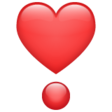 Heart Exclamation on WhatsApp