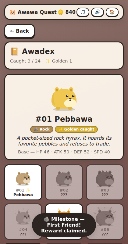 Awawa Quest screenshot