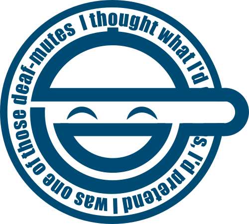 PNG of the Laughing Man Logo