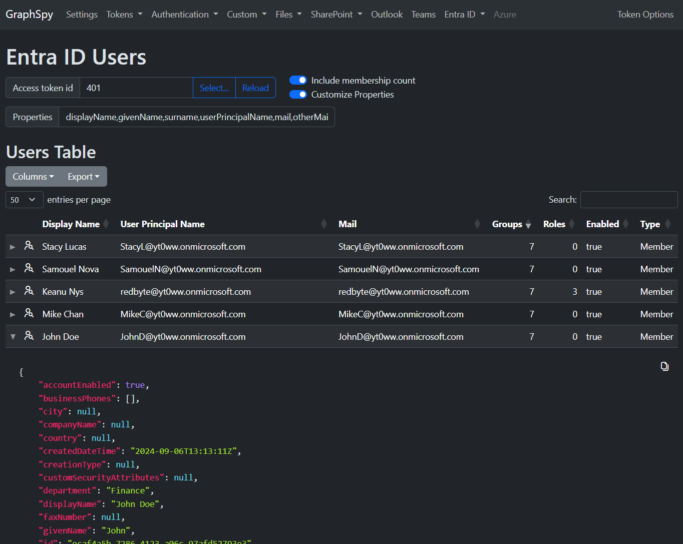 Entra Users Overview