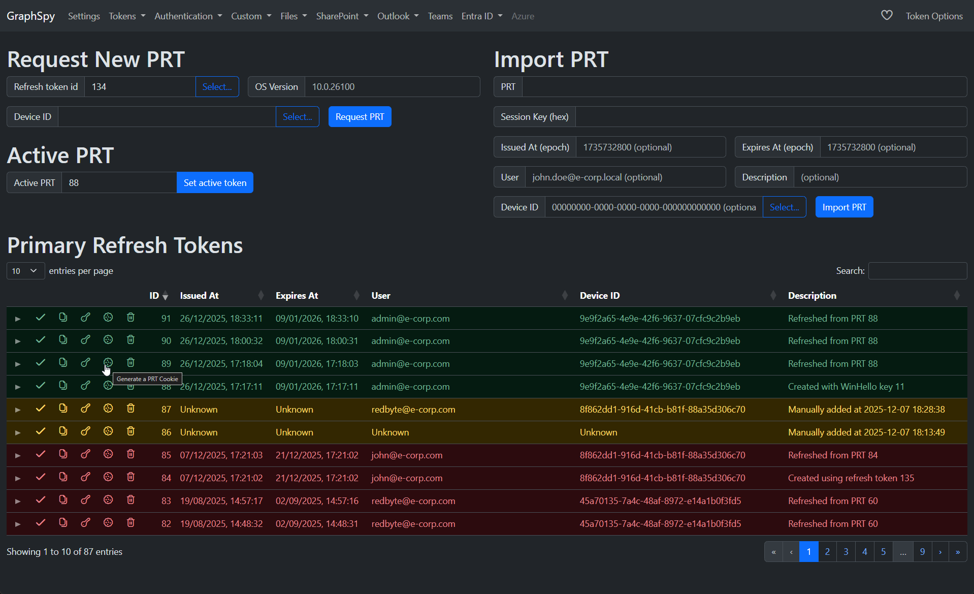 PRT Overview