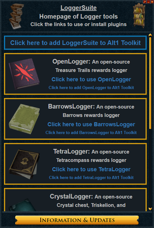 LoggerSuite screenshot