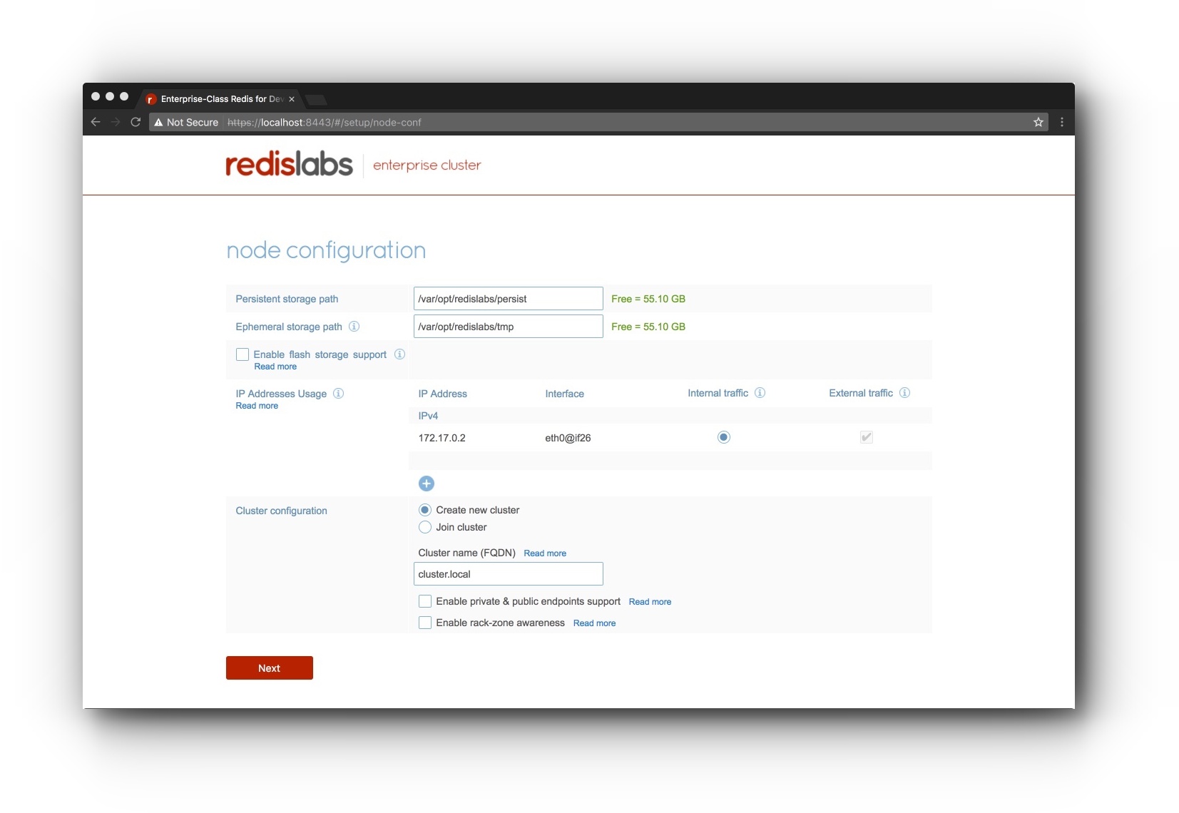 install redis docker