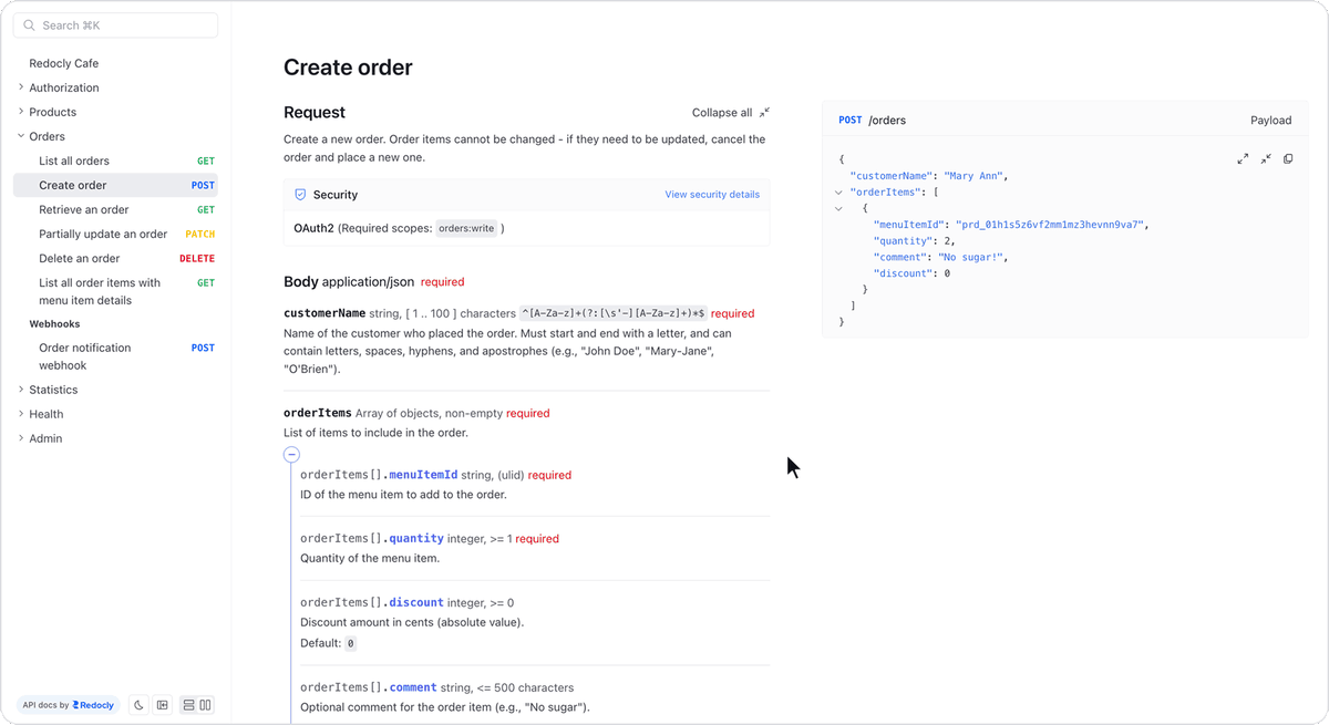 Redoc demo