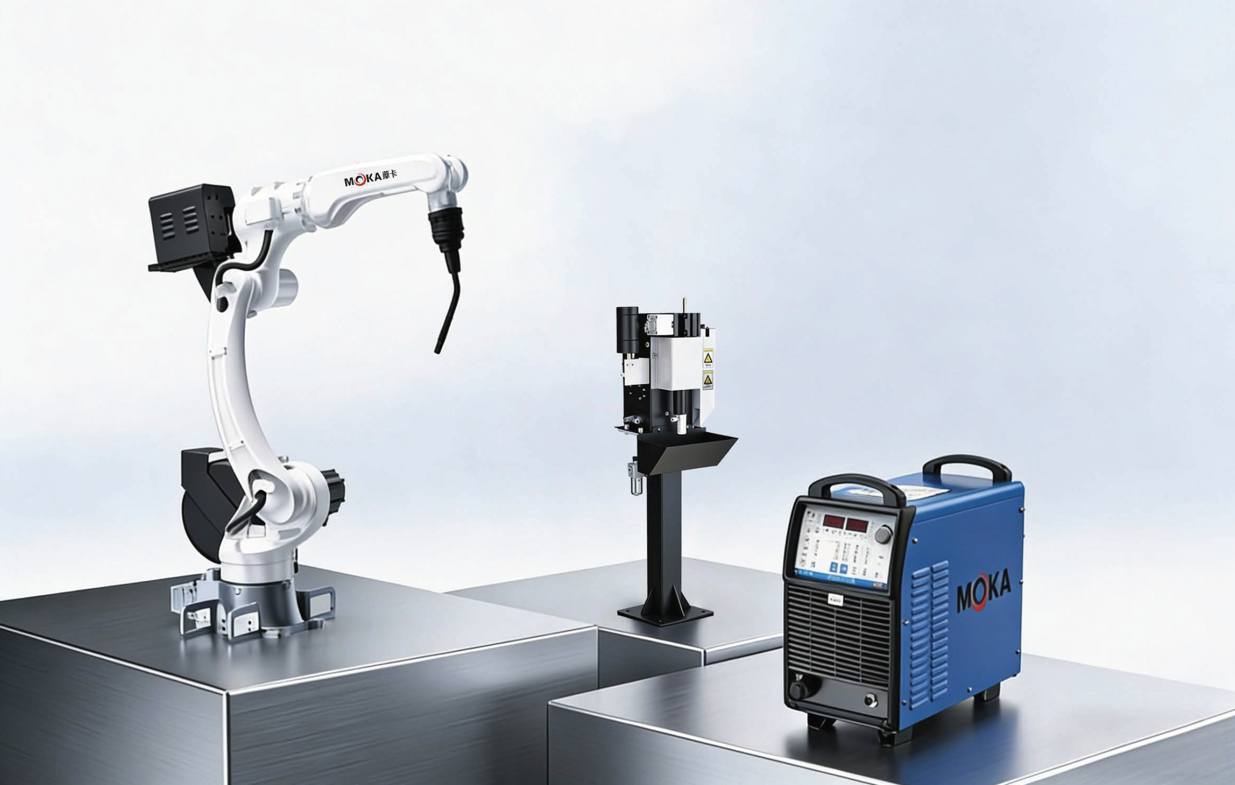 Сварочный робот MOKA MB10W — роботизированная дуговая сварка под ключ