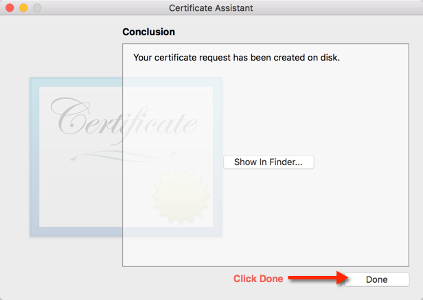Step 9. Complete Certificate Signing Request
