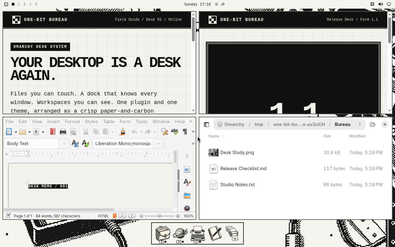 One-Bit Bureau real-application showcase