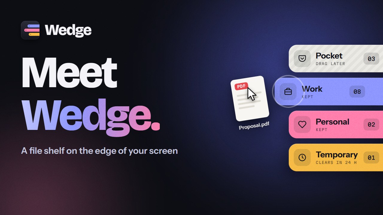 Watch the 56-second film about Wedge