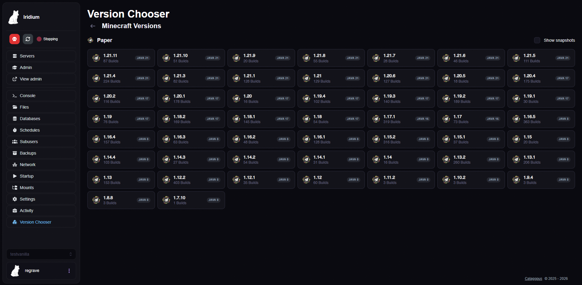 Version Selection