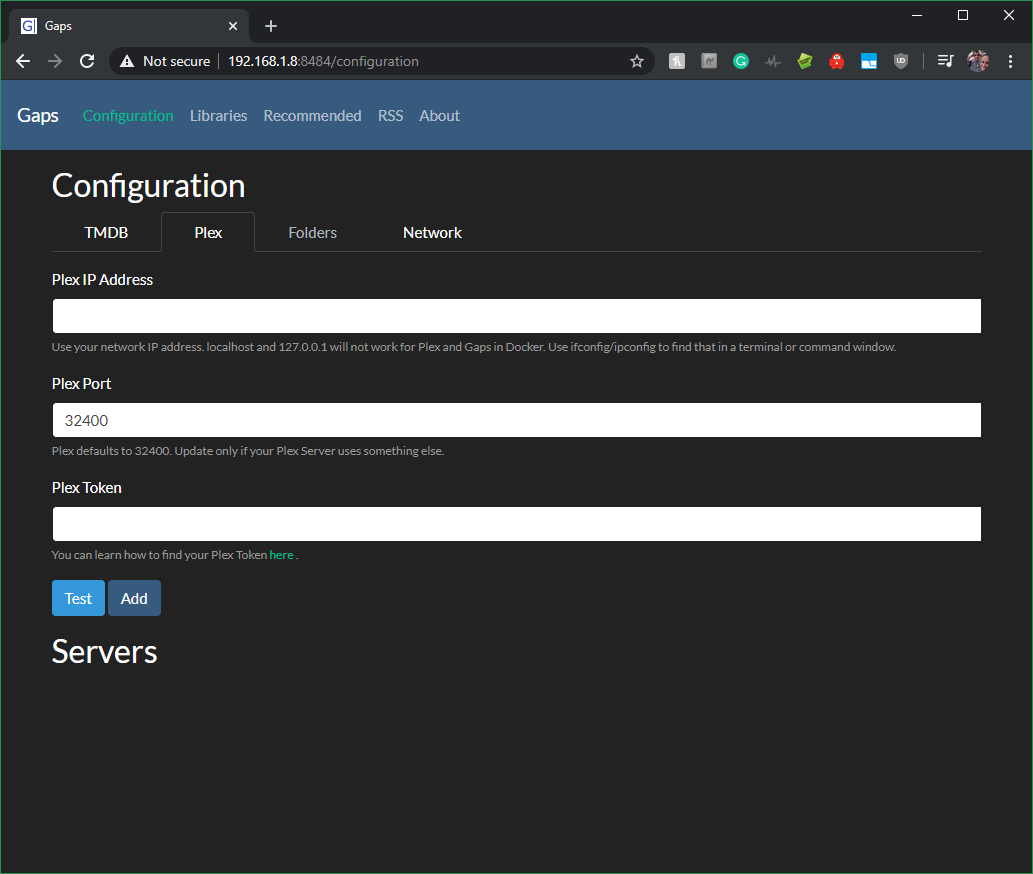 Plex Connection