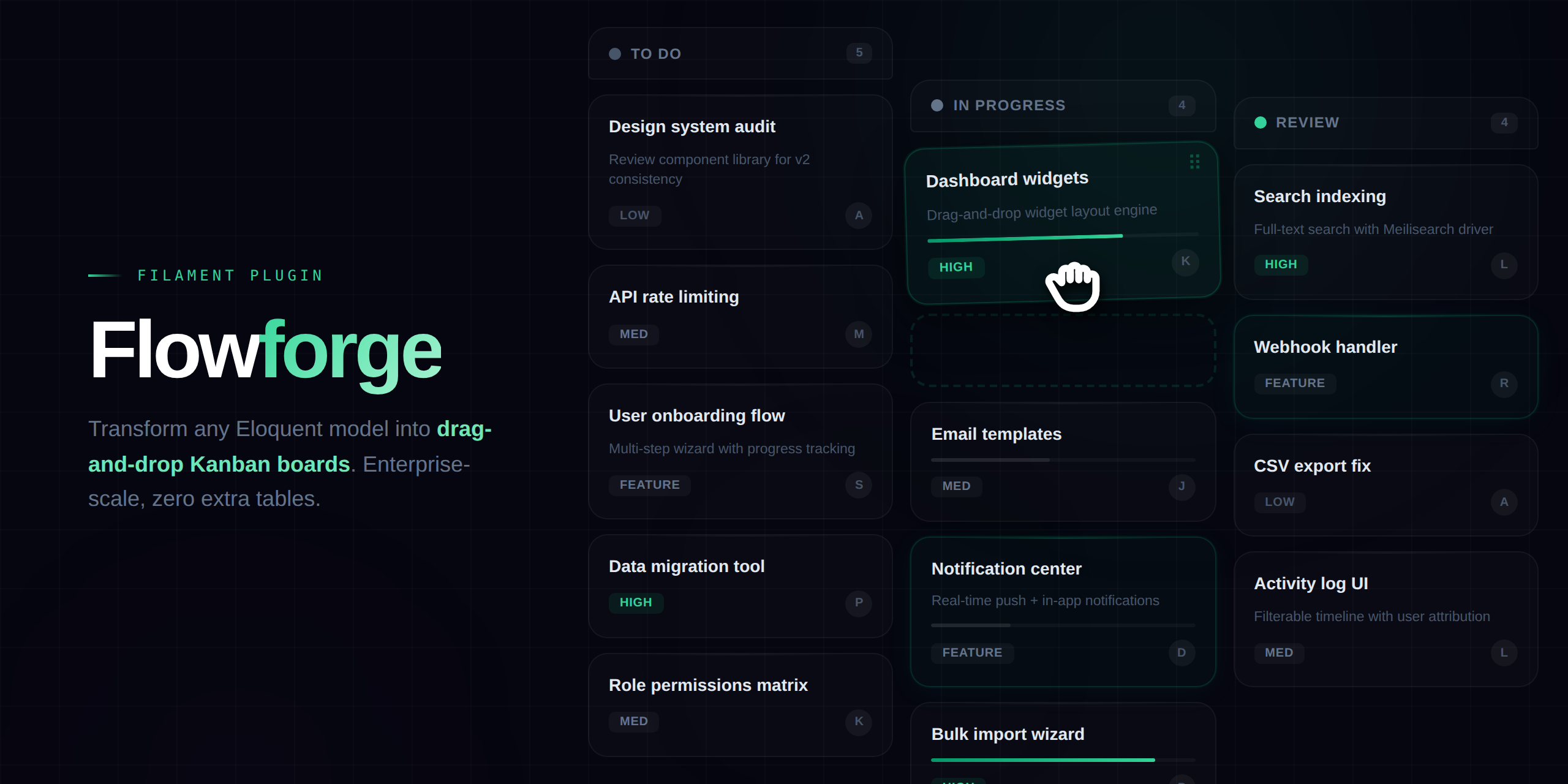 Flowforge Kanban Board