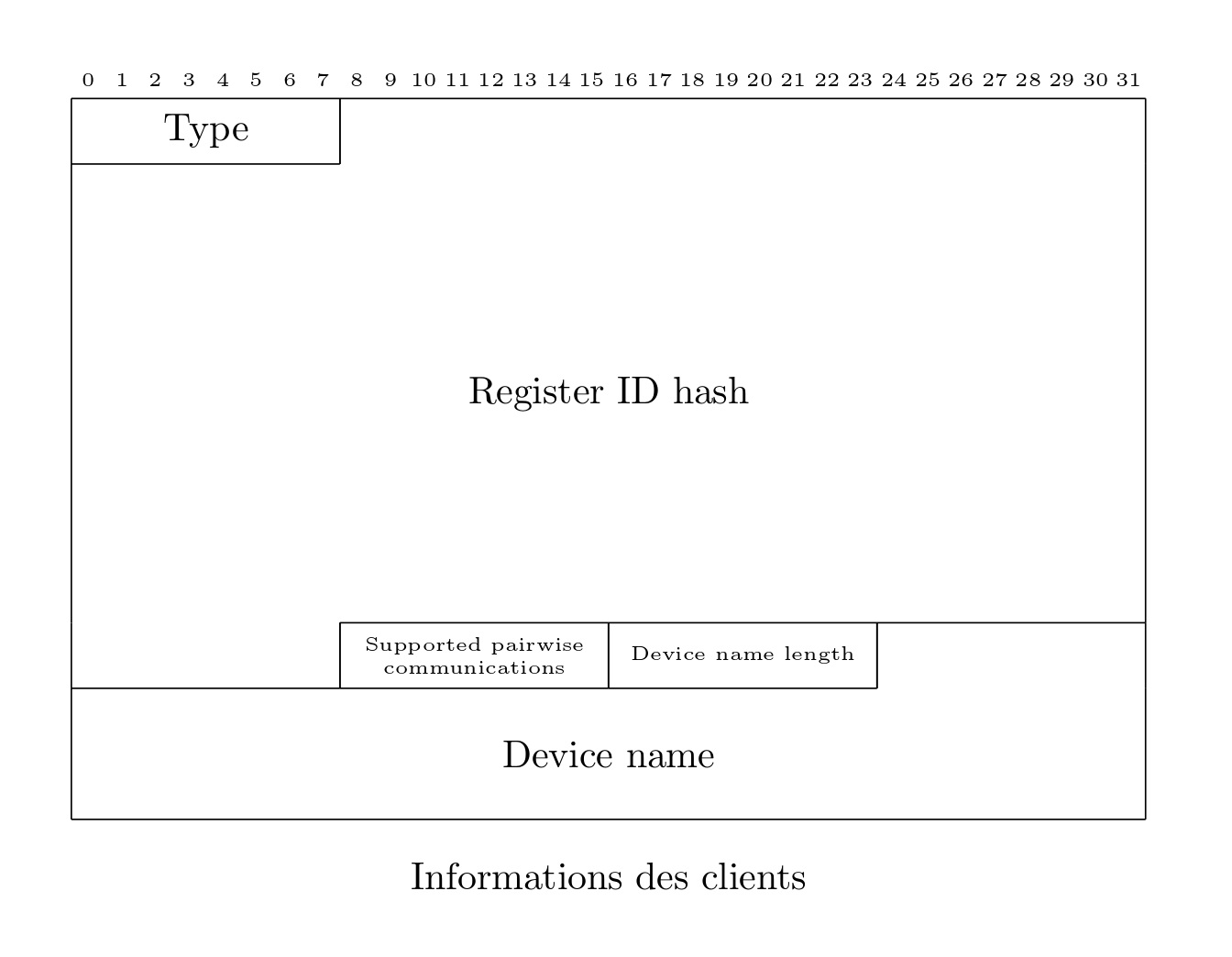 client information datagram