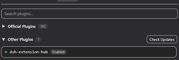 Managing your plugins