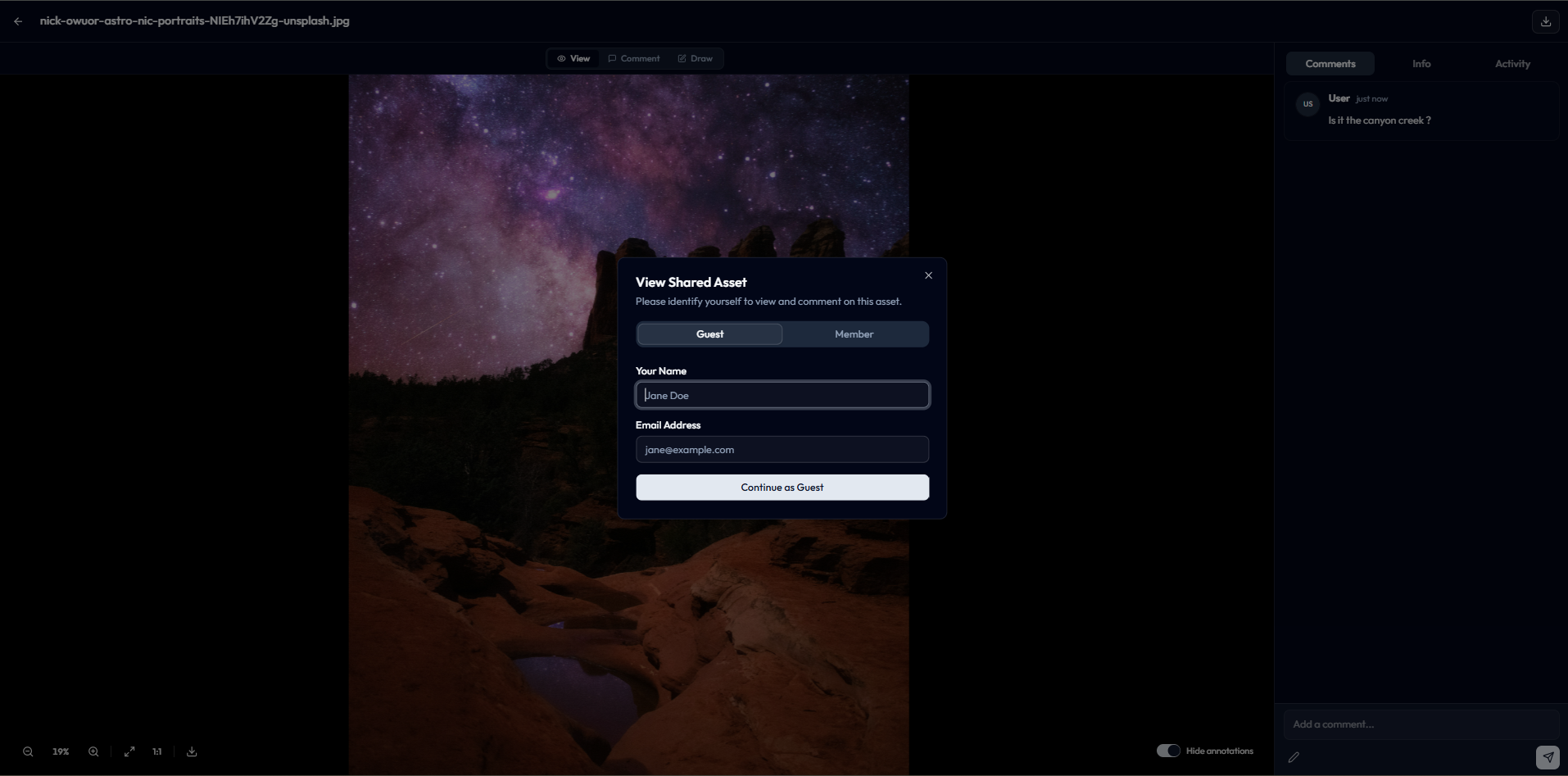 Reloops guest reviewer feedback flow