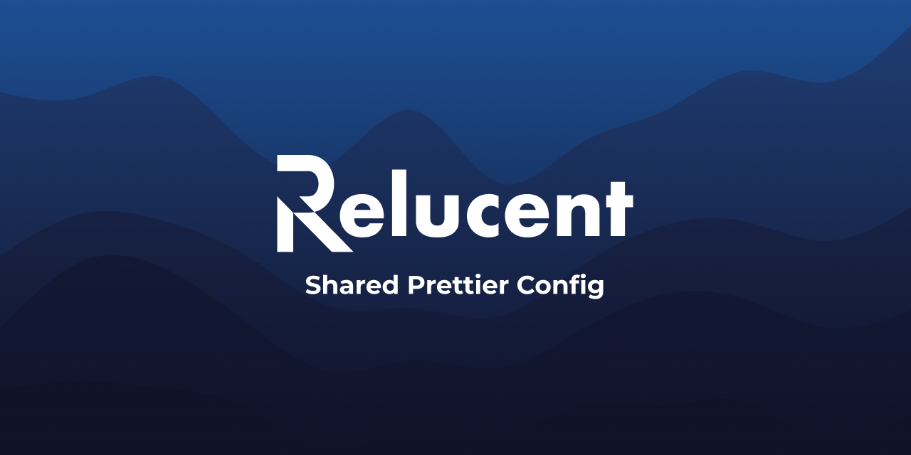 Relucent Shared Prettier Config Cover Image