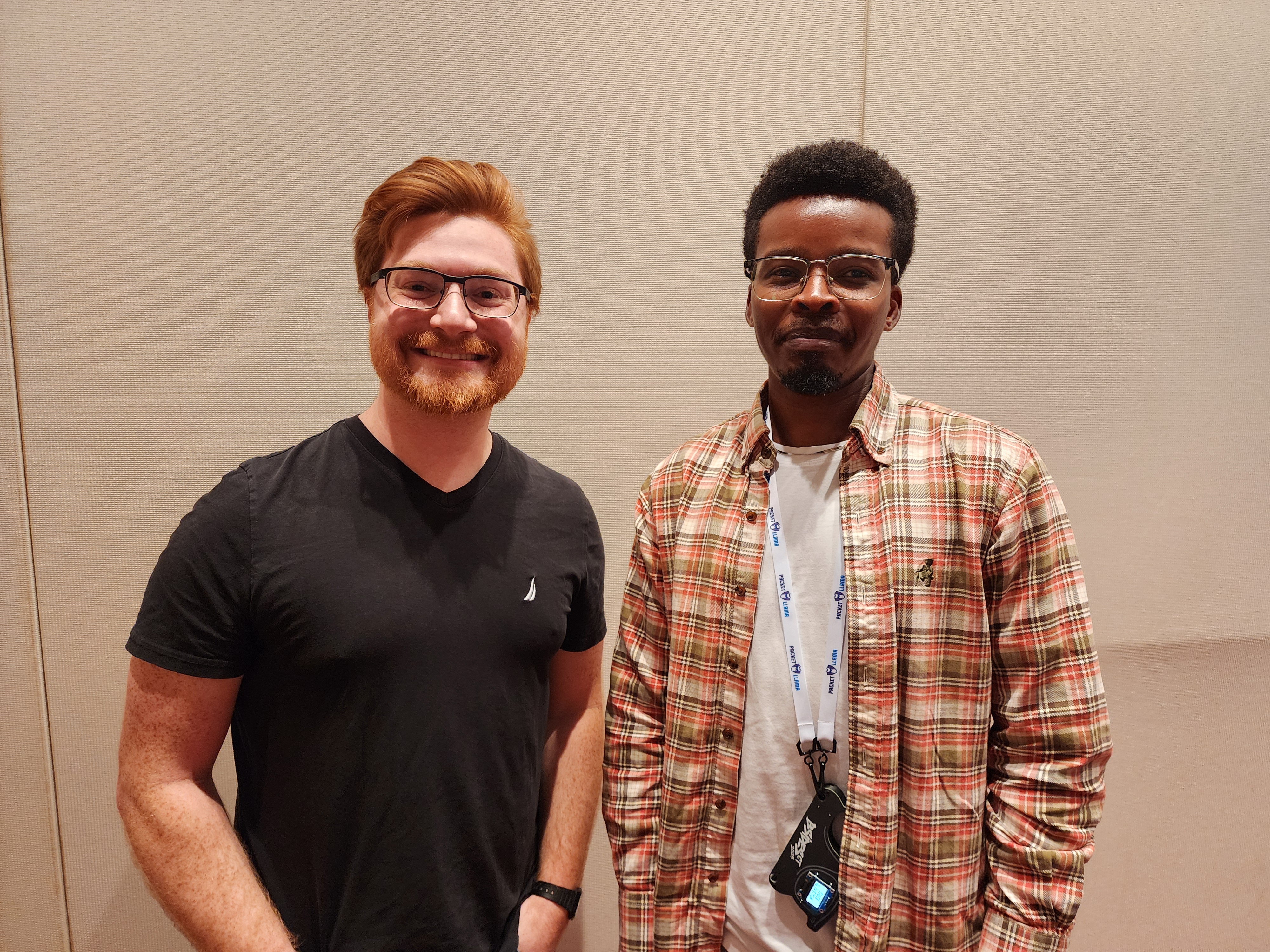 Remmy Khamis with John Hammond at BSides CT 2025