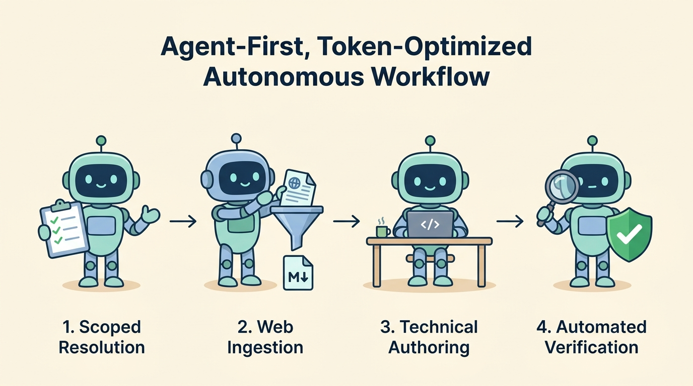 Agent-First, Token-Optimized Autonomous Workflow