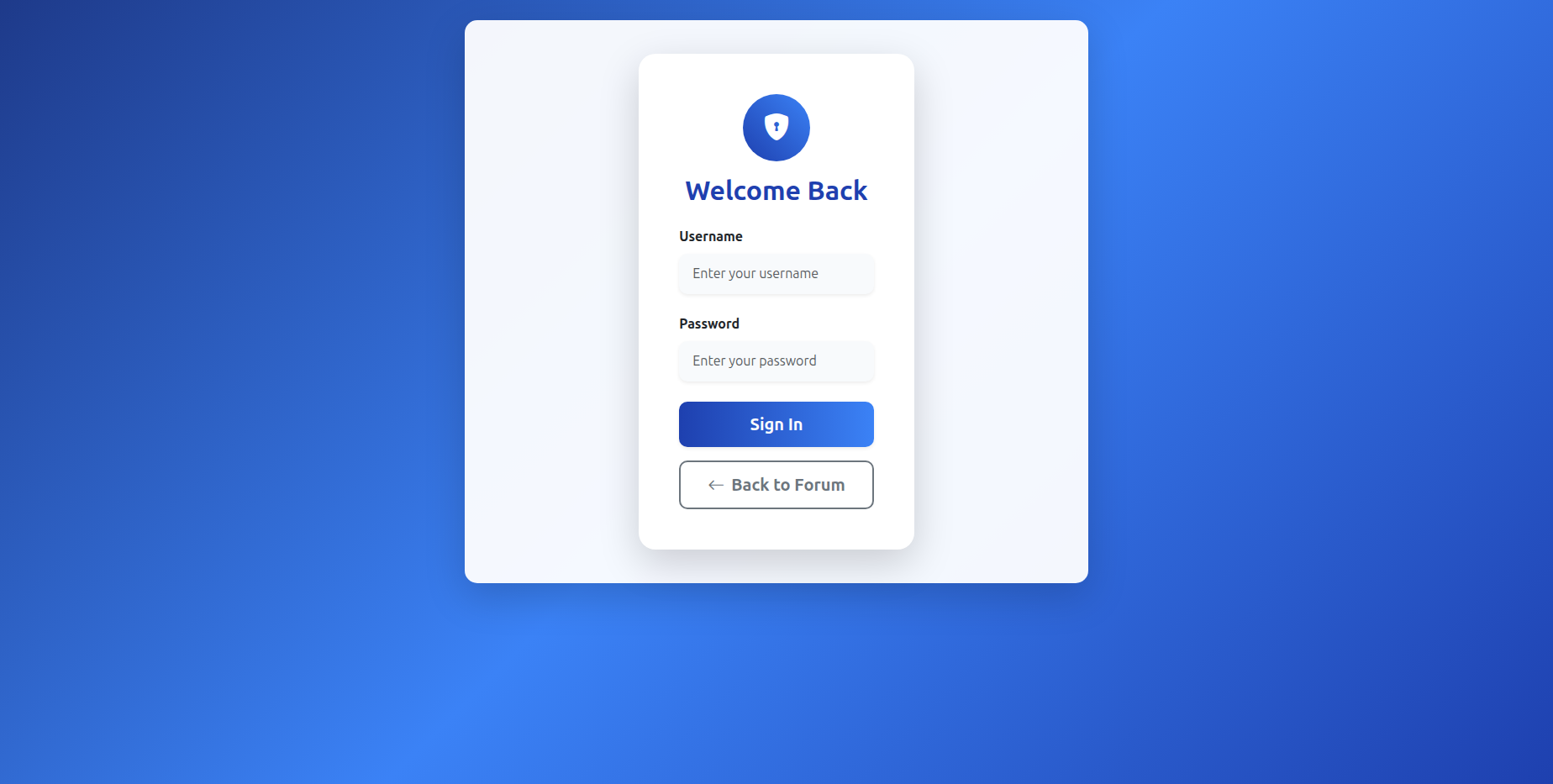 Login Page