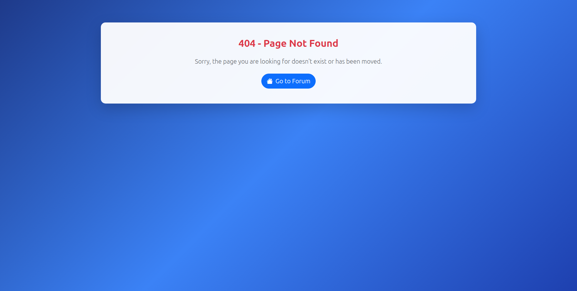 Not Found Page