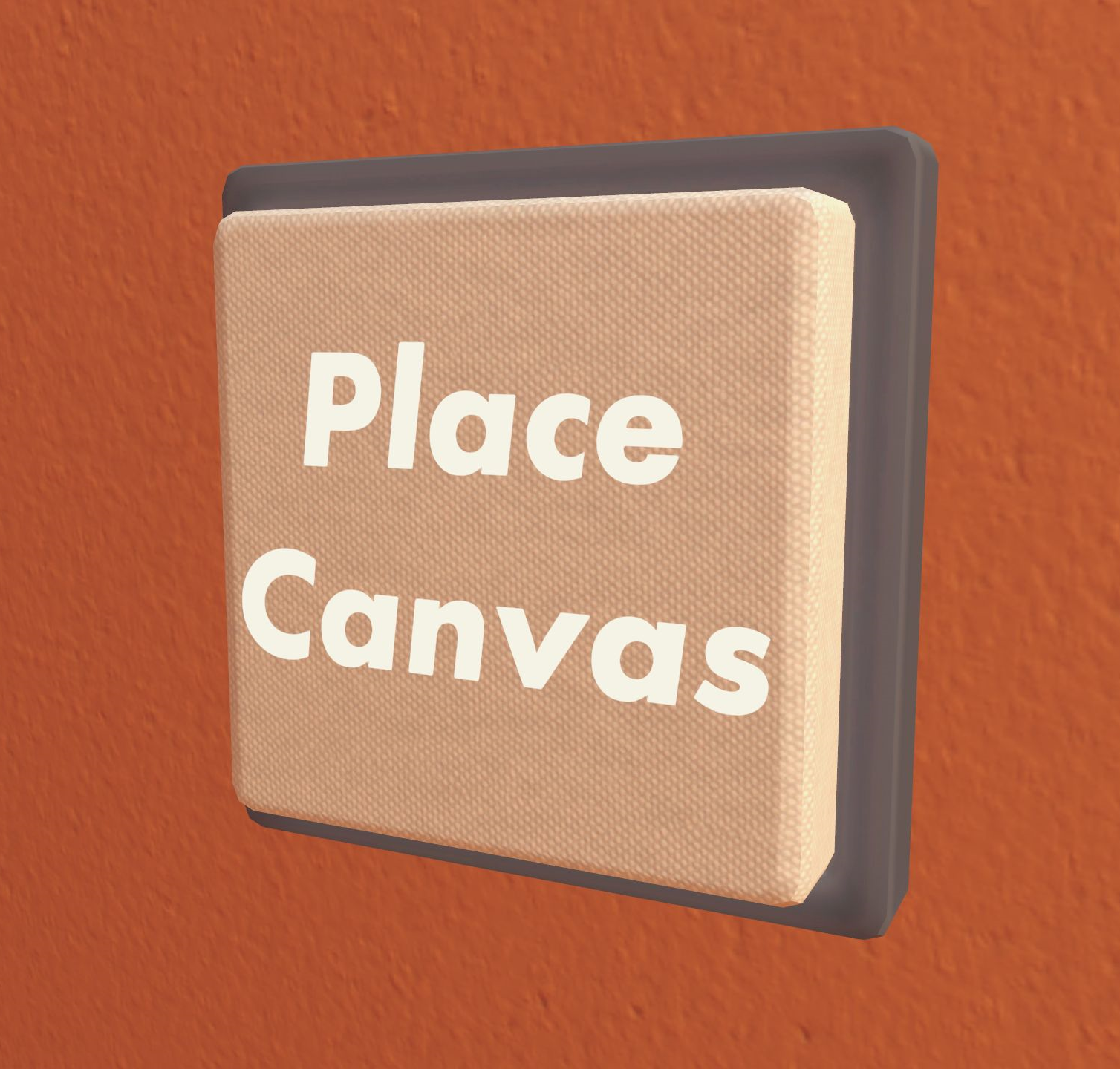 Place Canvas button