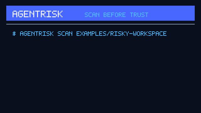 AgentRisk demo