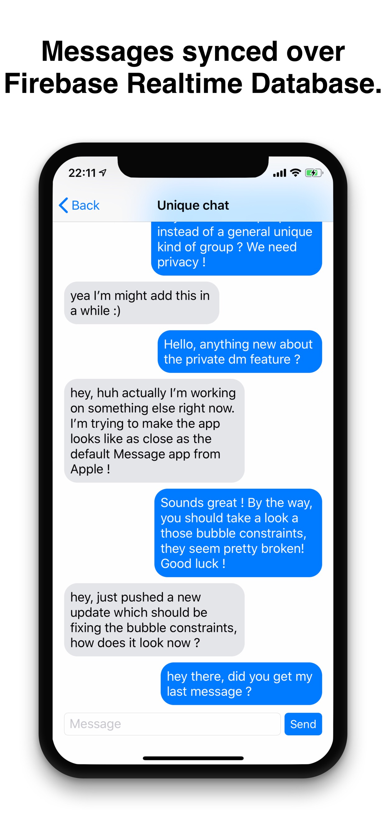 GitHub - Reqven/messaging: iOS chat application using Firebase Realtime ...
