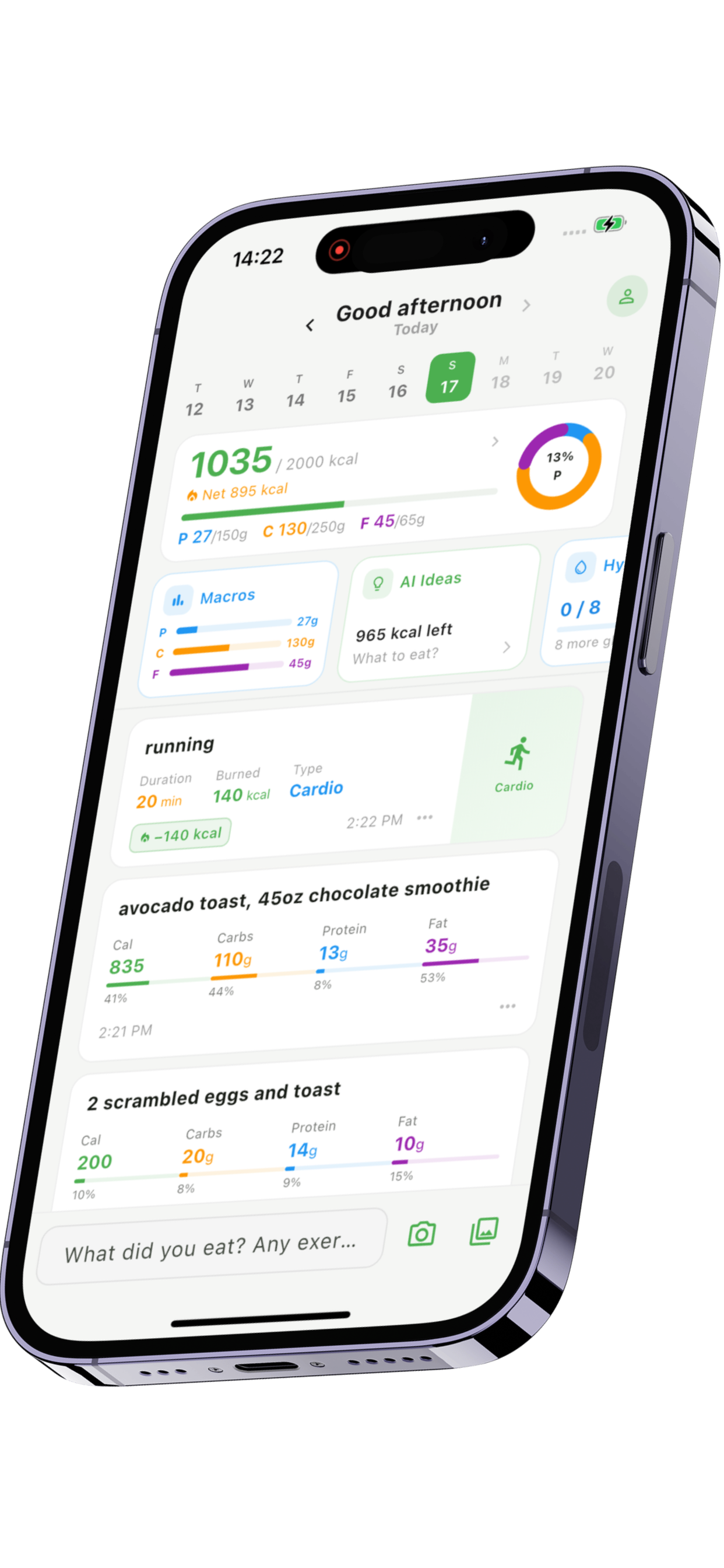 Mornivo app screen 1