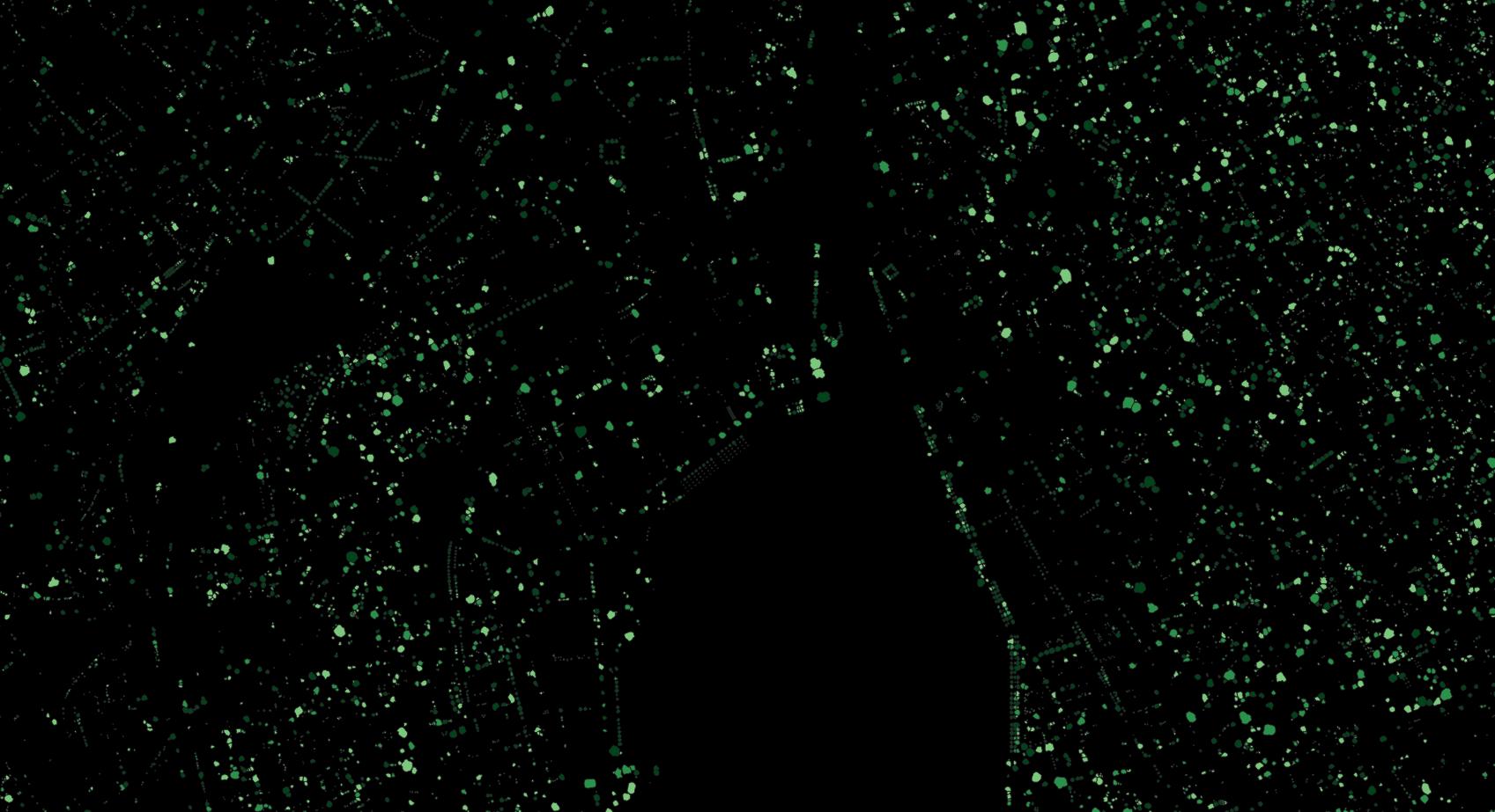 Canopy map predictions over the city of Zurich