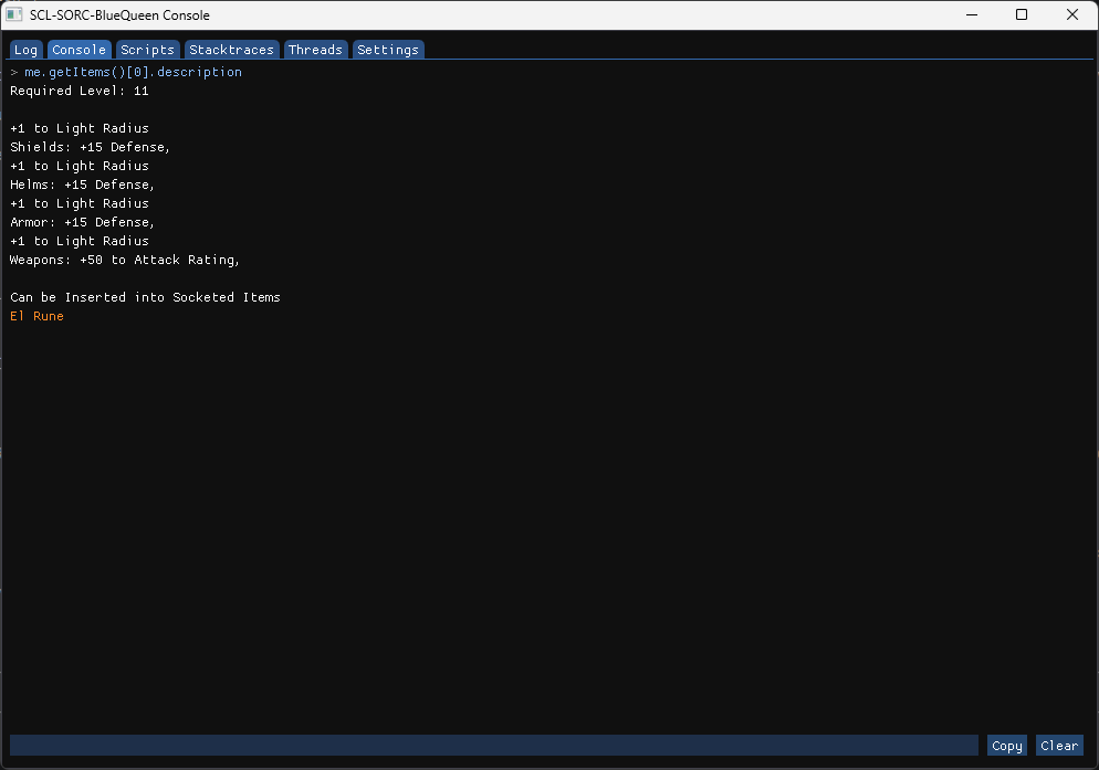 REPL console