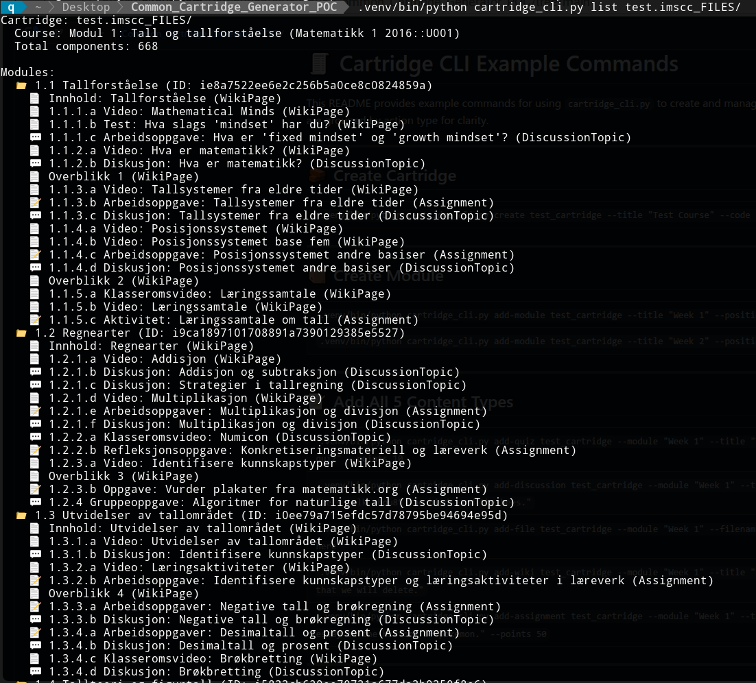 GitHub - RetributionByRevenue/Common_Cartridge_Generator_POC: A python ...