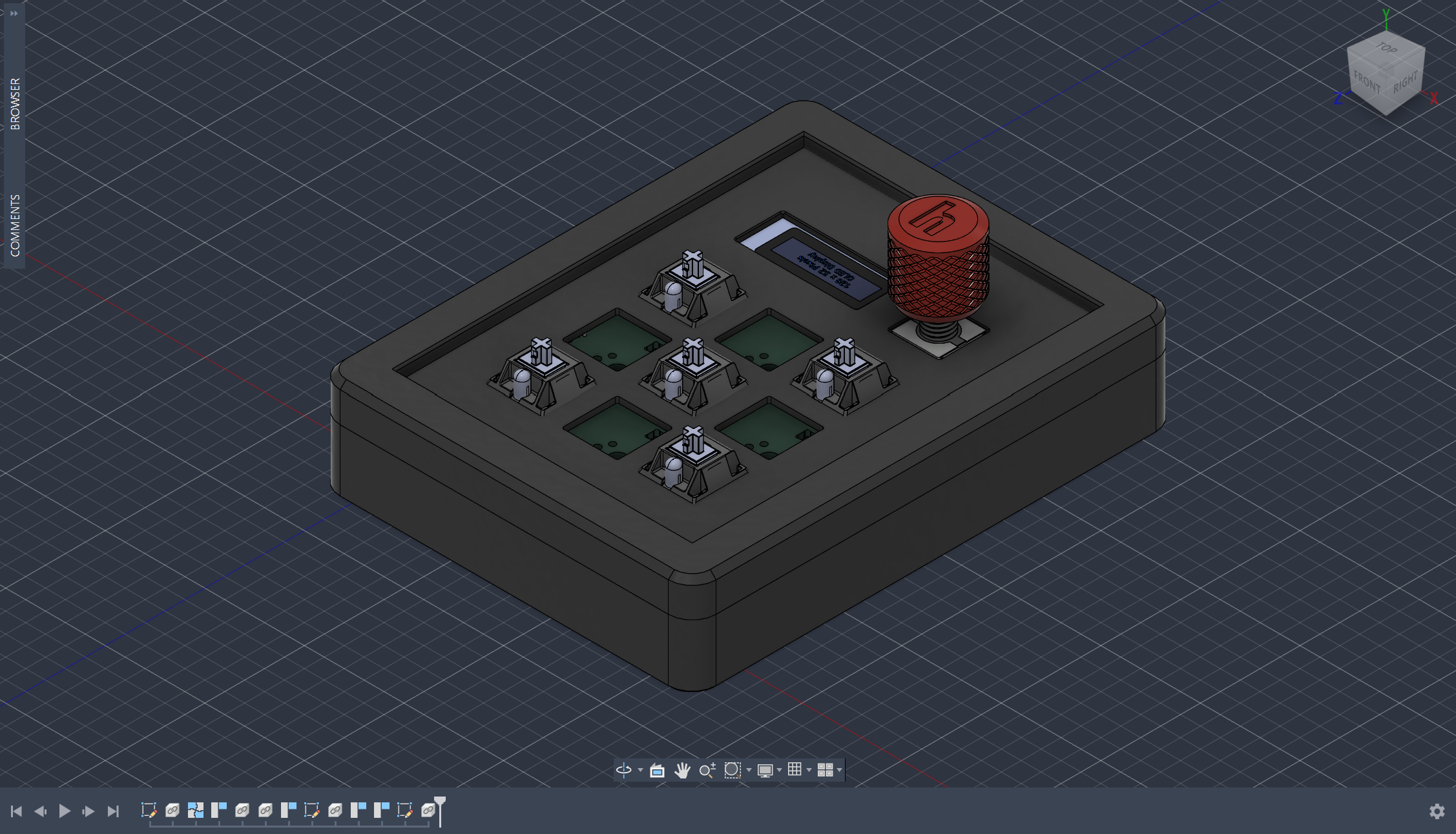 Stratum macropad, from the project README