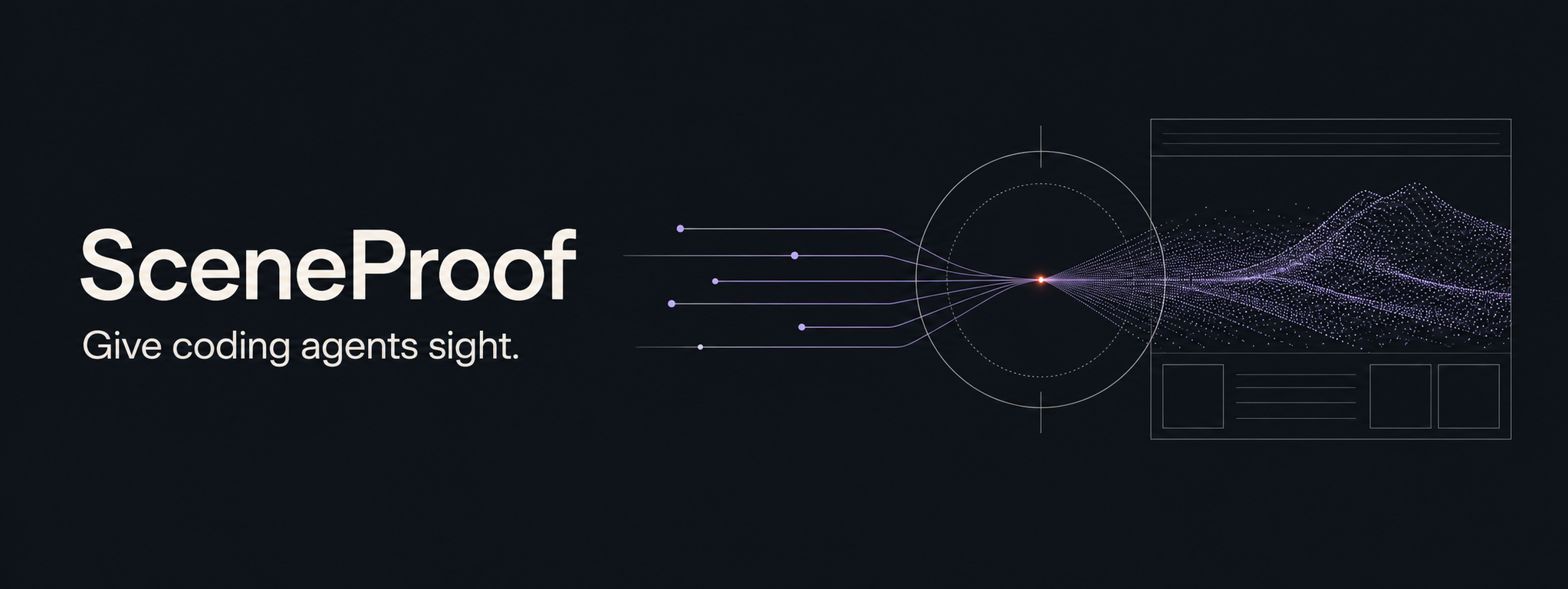 SceneProof — Give coding agents sight.