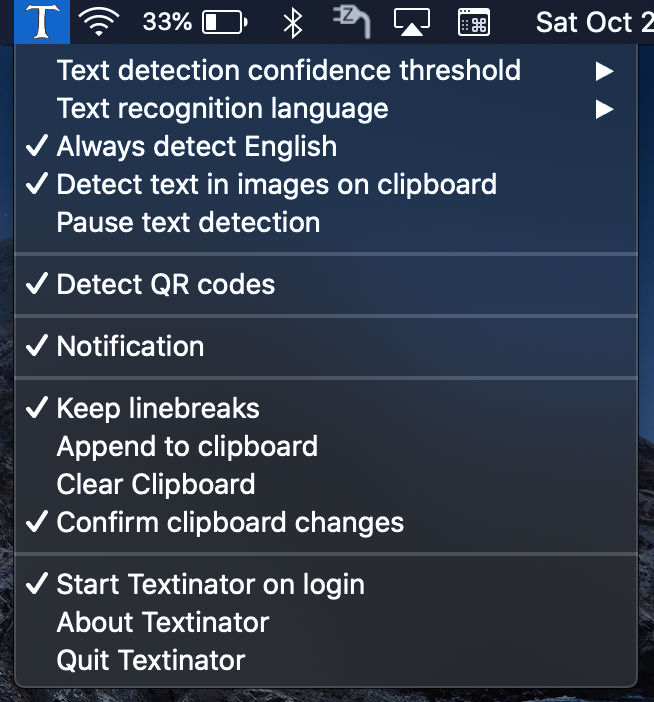 Menu Bar Icon