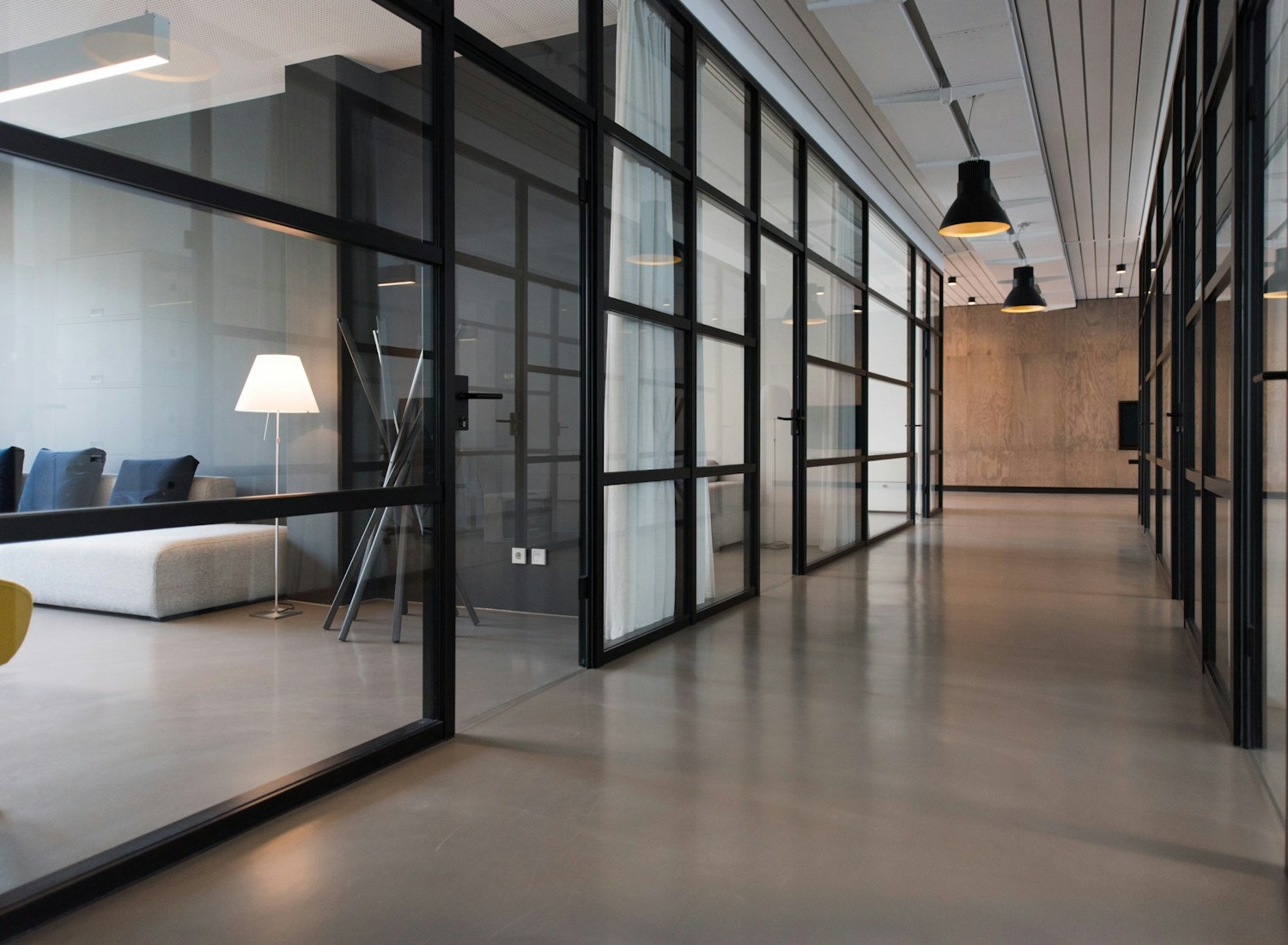 Sala de reunião contemporânea