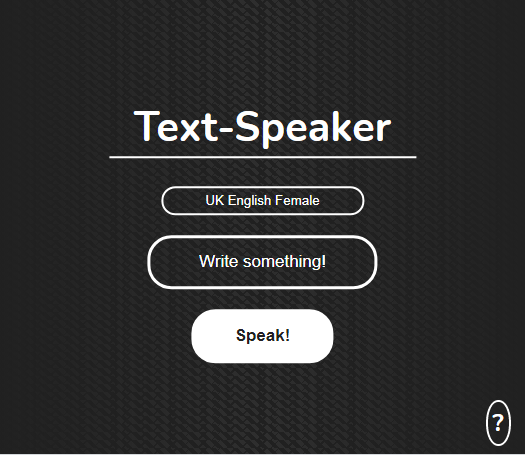 Text-speaker