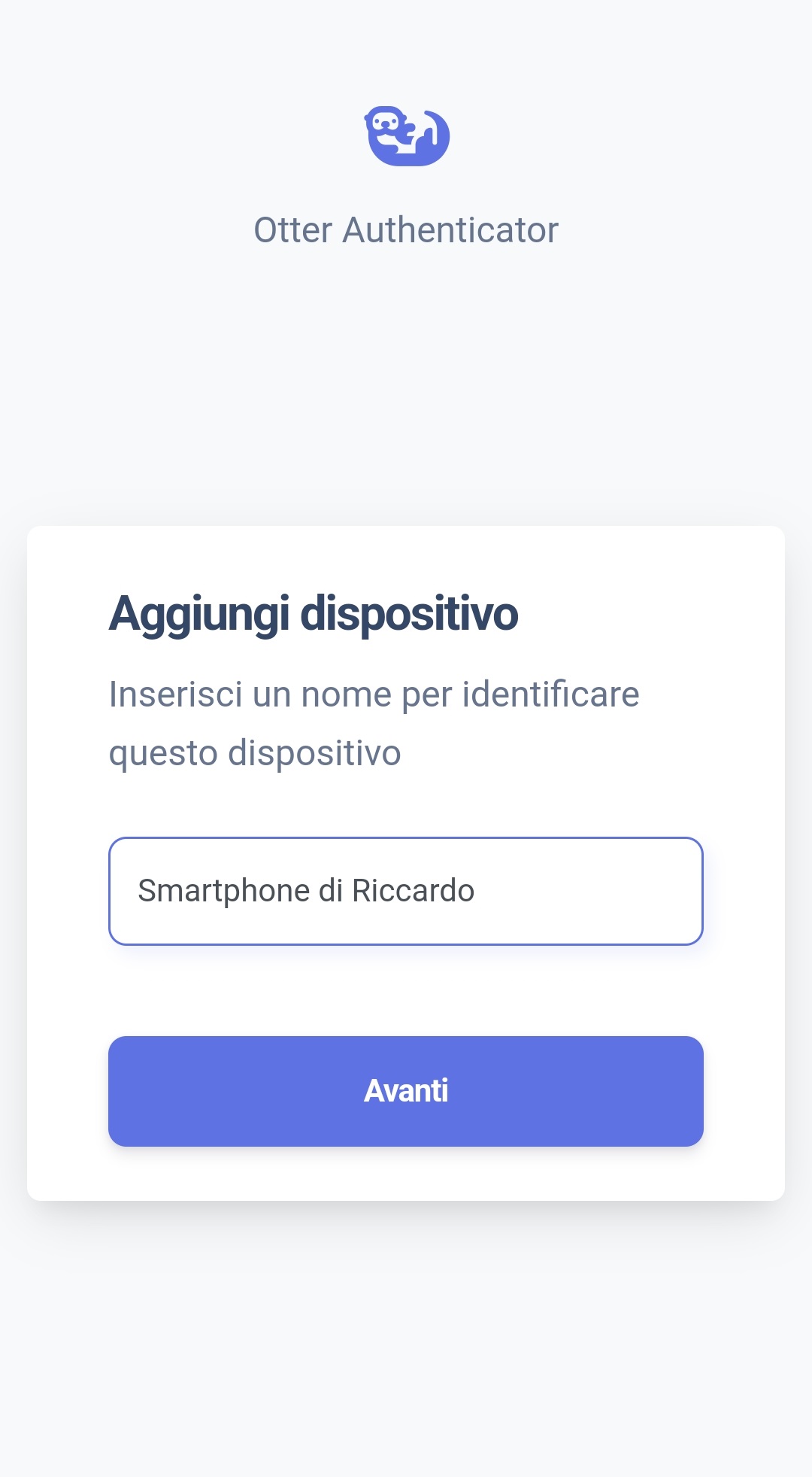 Associa nuovo dispositivo uno