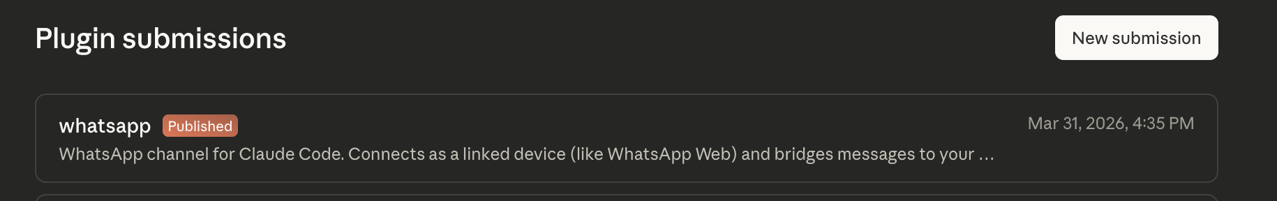 Anthropic Published Status