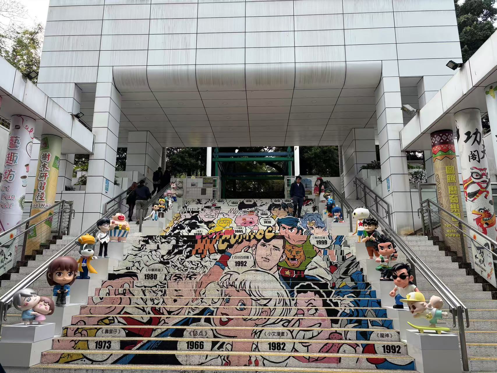 香港的本土漫画文化楼梯