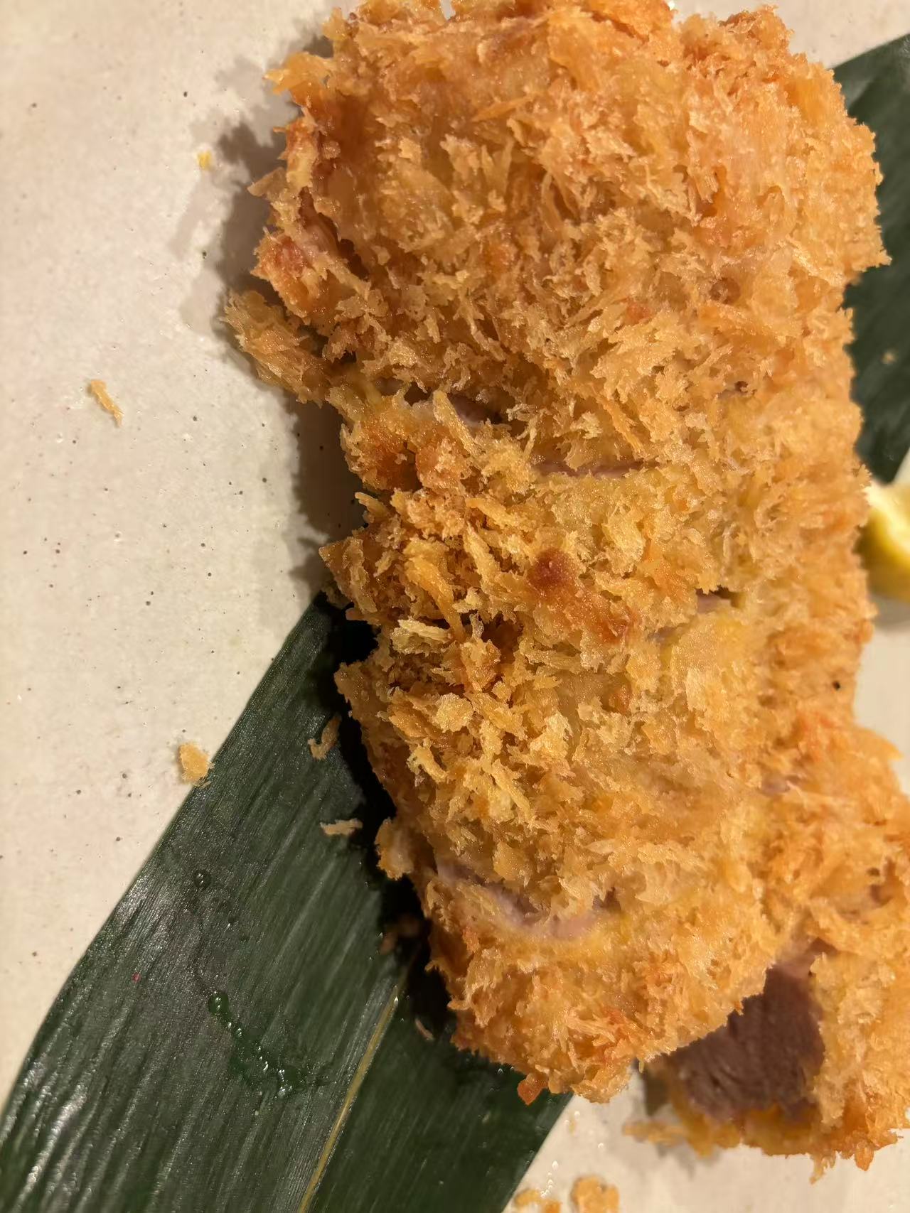 “盐梅”的炸猪排,特别好吃