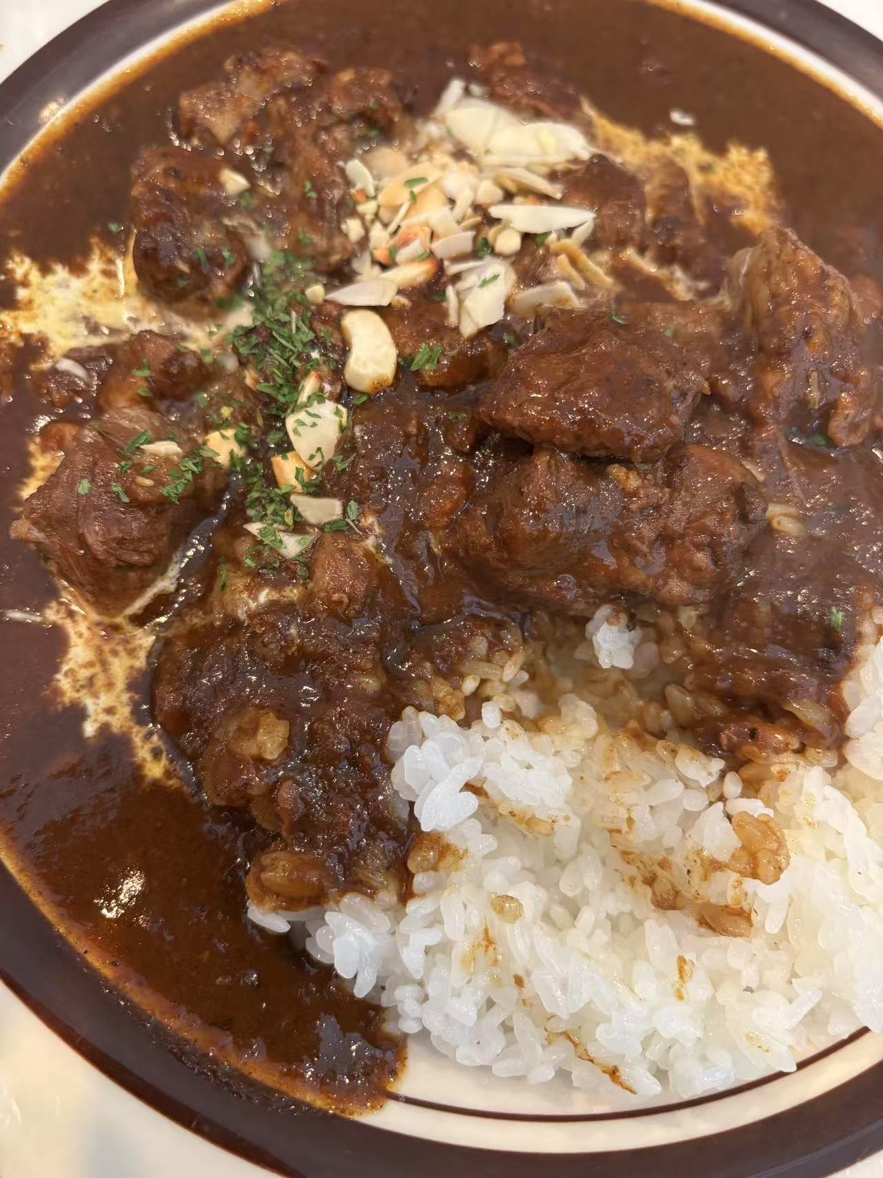 镰仓吃到的咖喱饭,味道很棒
