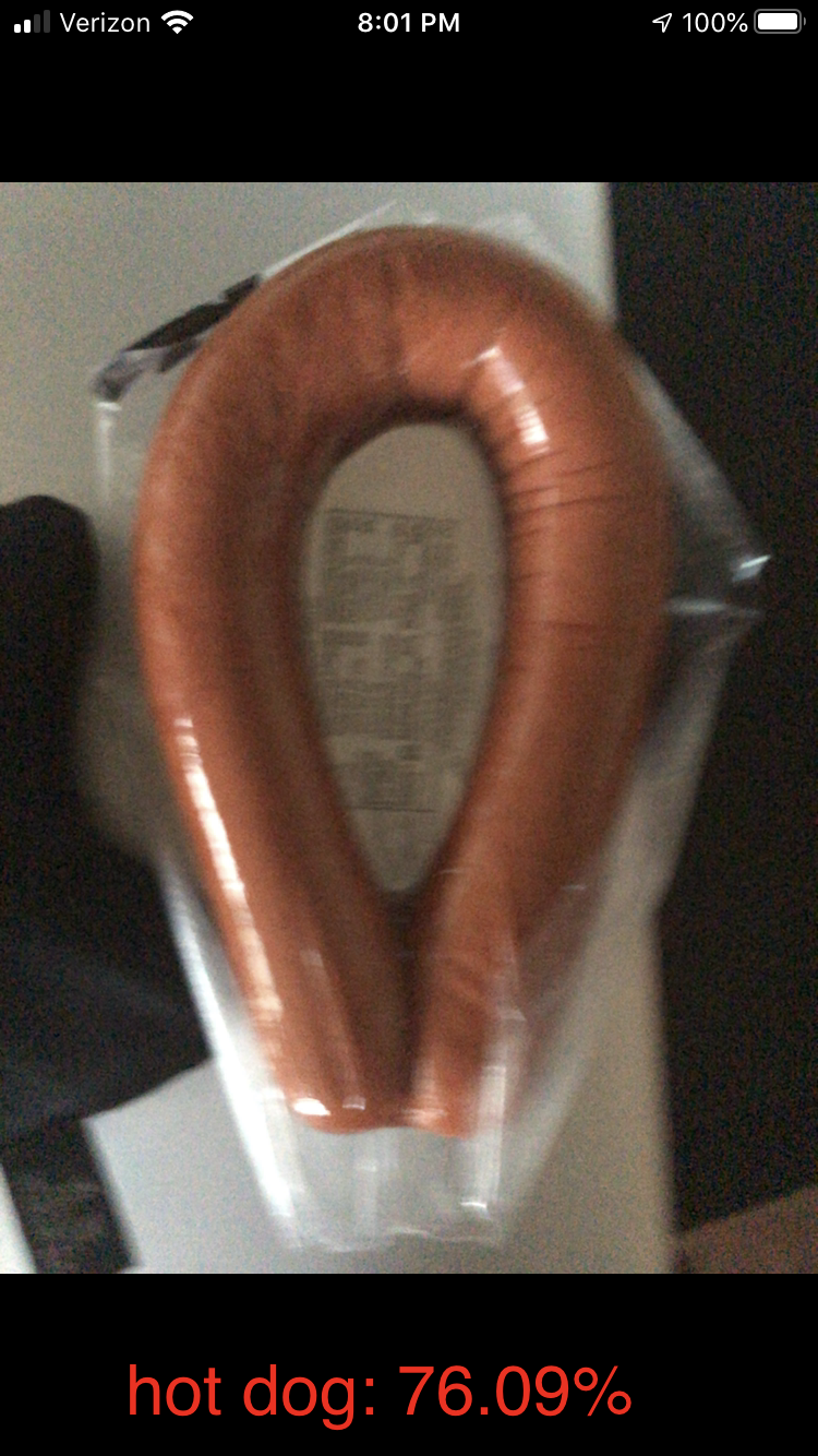 Hot dog detector