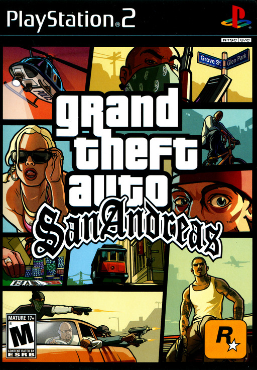 Capa do jogo GTA San Andreas