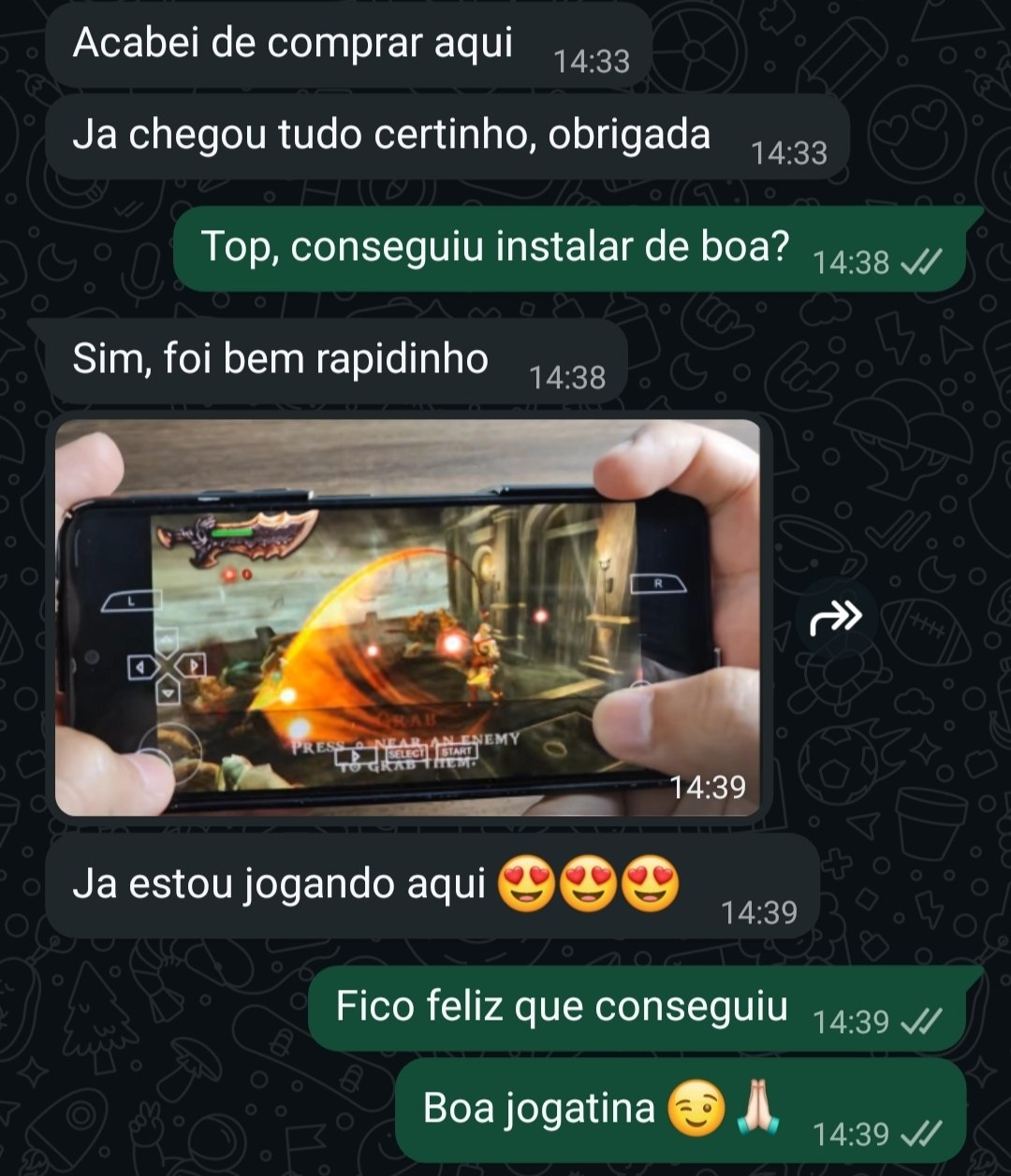 Depoimento de cliente