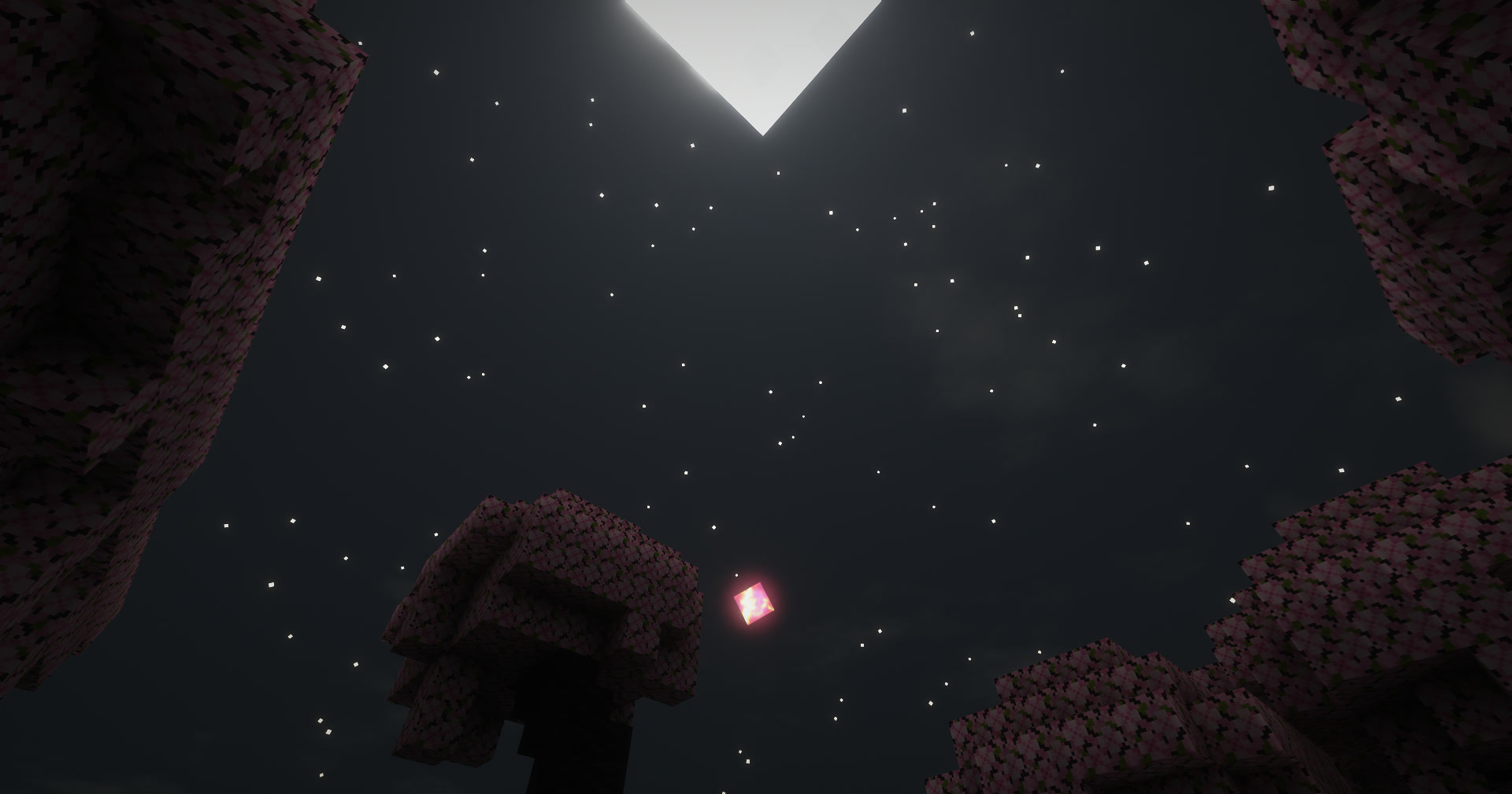 Earth's night sky in the modpack