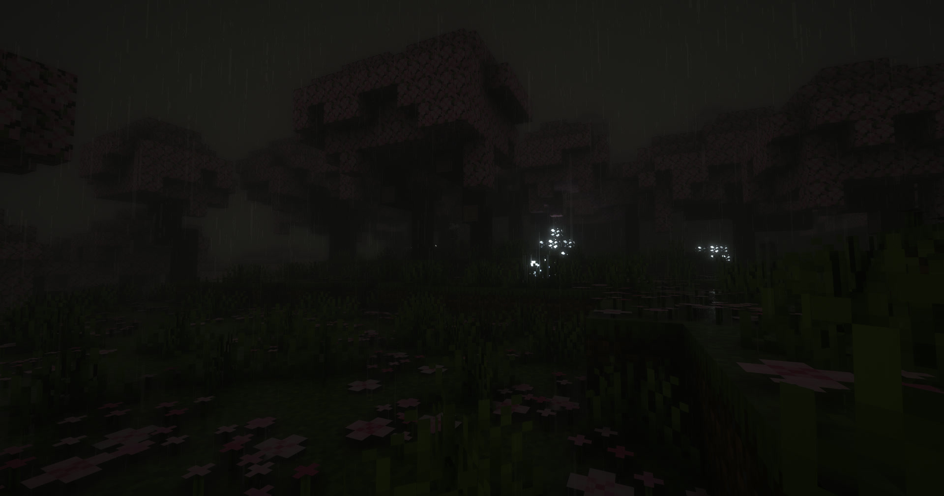 Rain at night