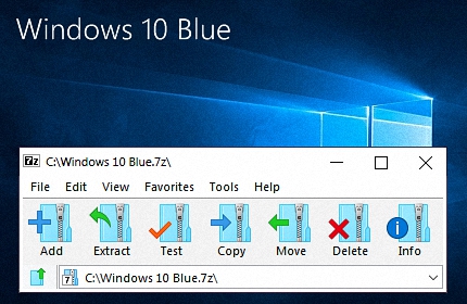 Windows 10 Blue